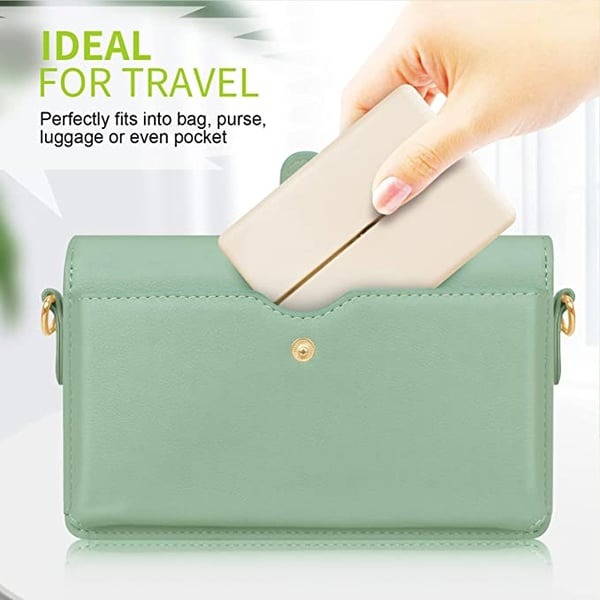 Daily Pill Organizer, 7 Compartments Portable Pill Case Travel Pill Organizer,[Folding Design]Pill Box