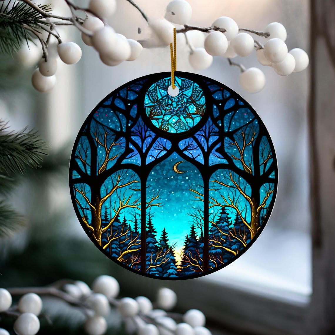 Northern Lights Tree Ornament