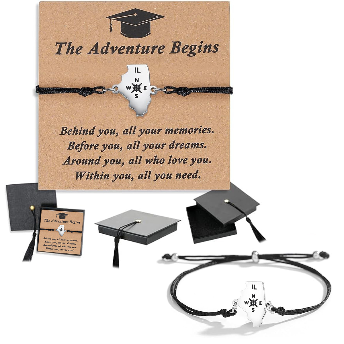 Graduation Memorial Bracelet Gift Box-The Best Graduation Gift