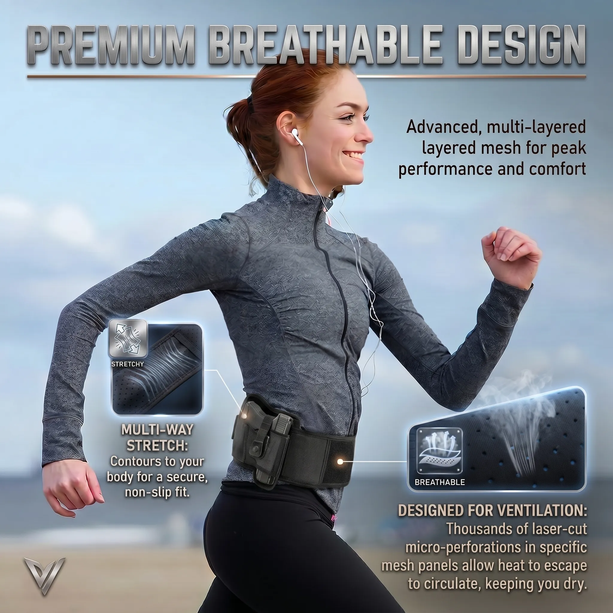 Concealed Carry Belly Band Holster – Secure, Comfortable & No-Print Design