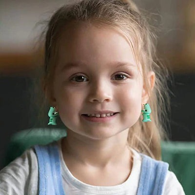 CUTE ANIMAL BITE EARRINGS 🦖🐕🦈🐋