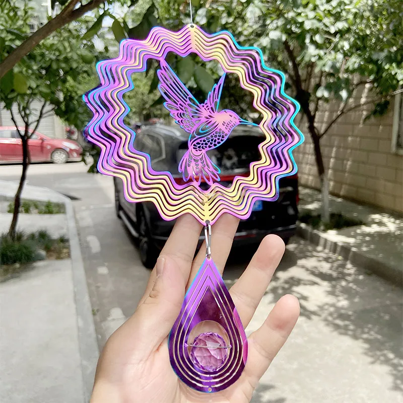 ✨🌈Colorful Rotating Wind wheel Pendant✨