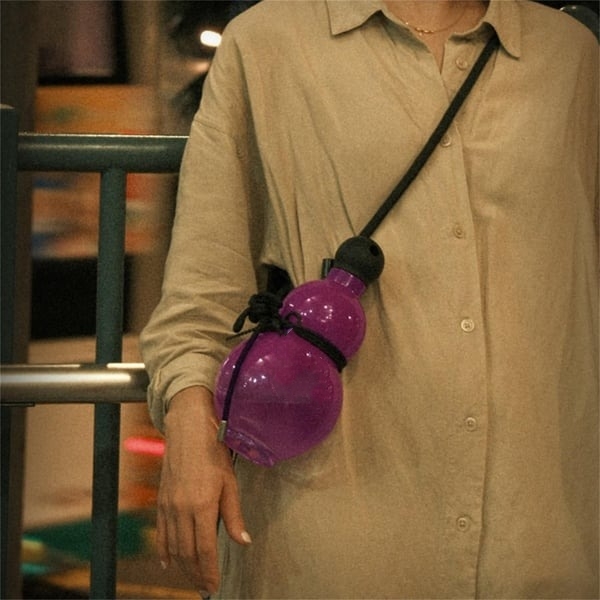 Gourd Water Bottle 30oz Chinese Retro-Inspired