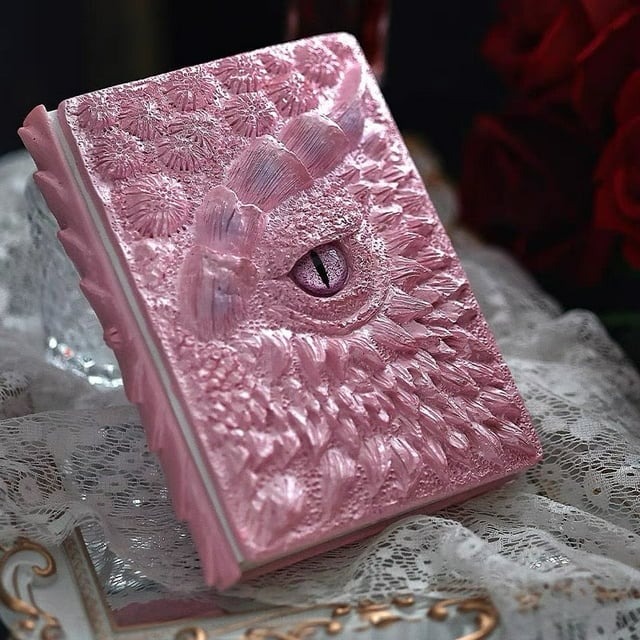 🐉Dragon Eye 3D Embossed Journal - Handmade Resin Engraved Notebook🐉