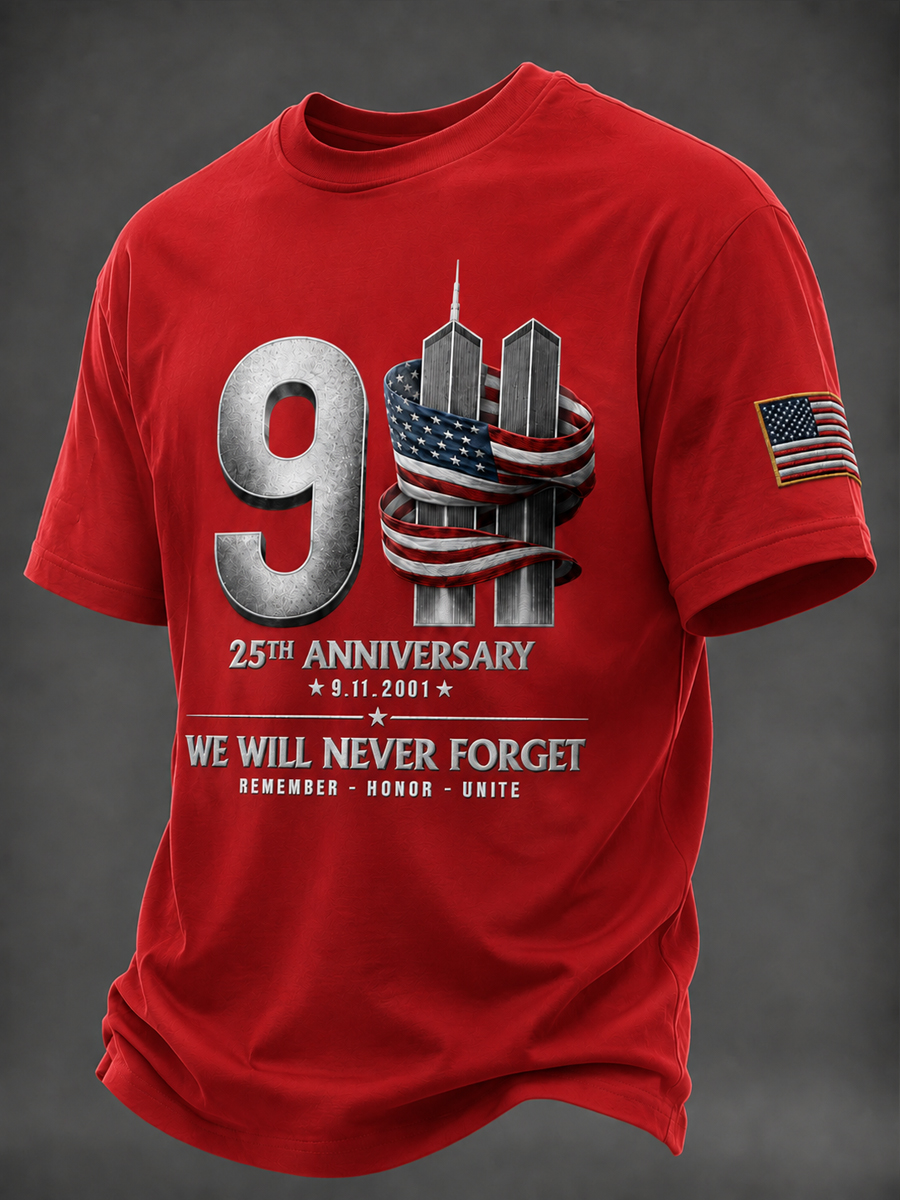 Men's America Printed T-shirt