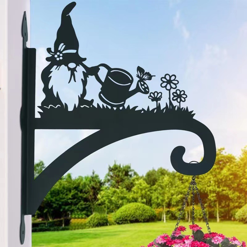 Metal Wall Mount Plant Hanger for Outdoor & Indoor Use
