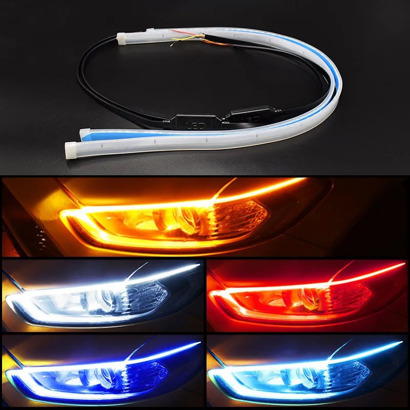  Car Light Turn Signal Led Strip Car LED Daytime Running