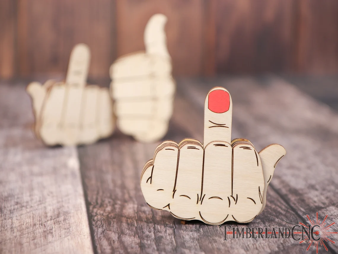 Automatic Flip Off Middle Finger