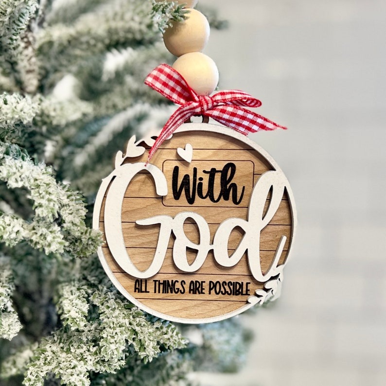 Hope, Faith, Love, Joy, Peace-Decorative Hanging Ornaments