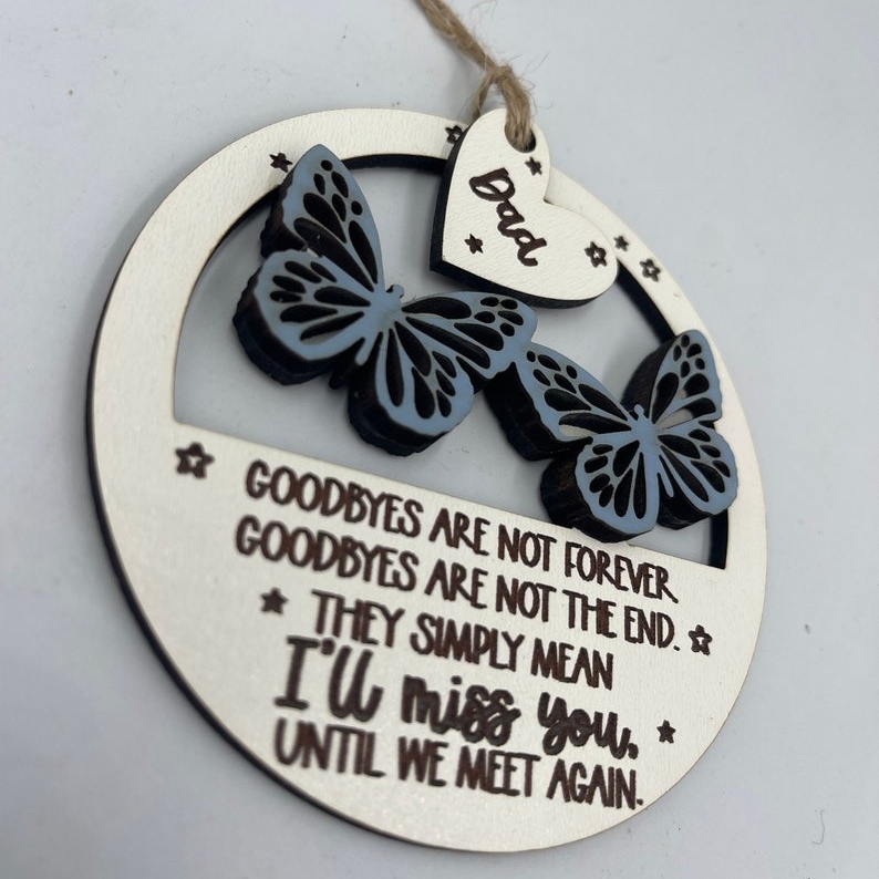 Butterfly Memorial Ornament