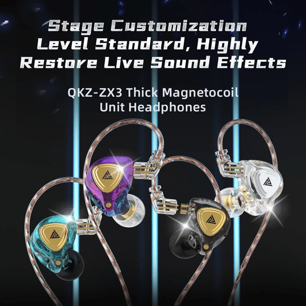 Wired Headphones With Mic, HiFi Subwoofer Noise Cancelling Wired Earphones for Game Sports