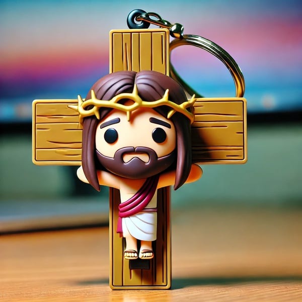 Jesus doll key chain✝️