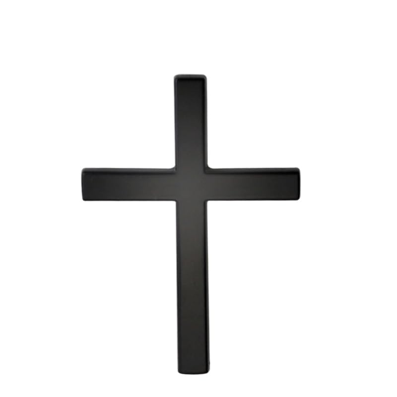 Metal Jesus Christ Cross Badge Stickers
