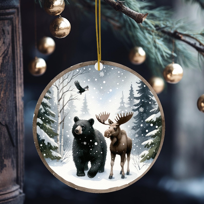 Christmas Tree Scene Decoration