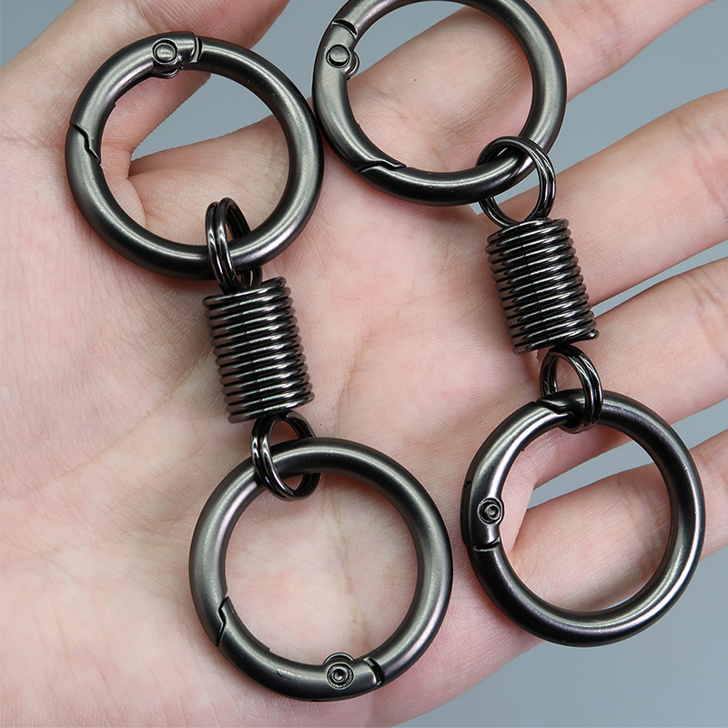 🔥Christmas Hot Sale 50% OFF🔥Nordic Spring Double Ring Keychain