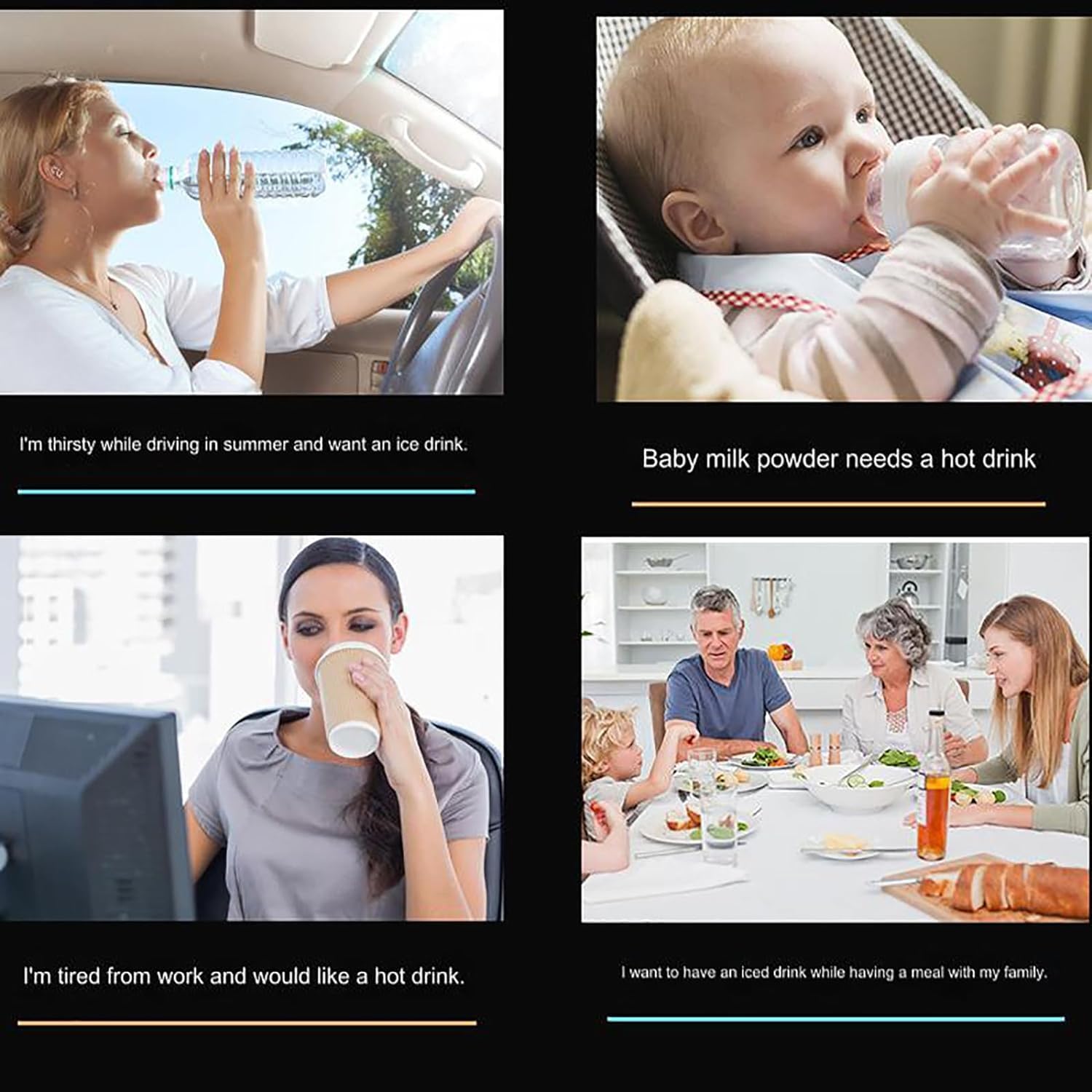 SmartCup - Heating and Cooling Car Cup Holder