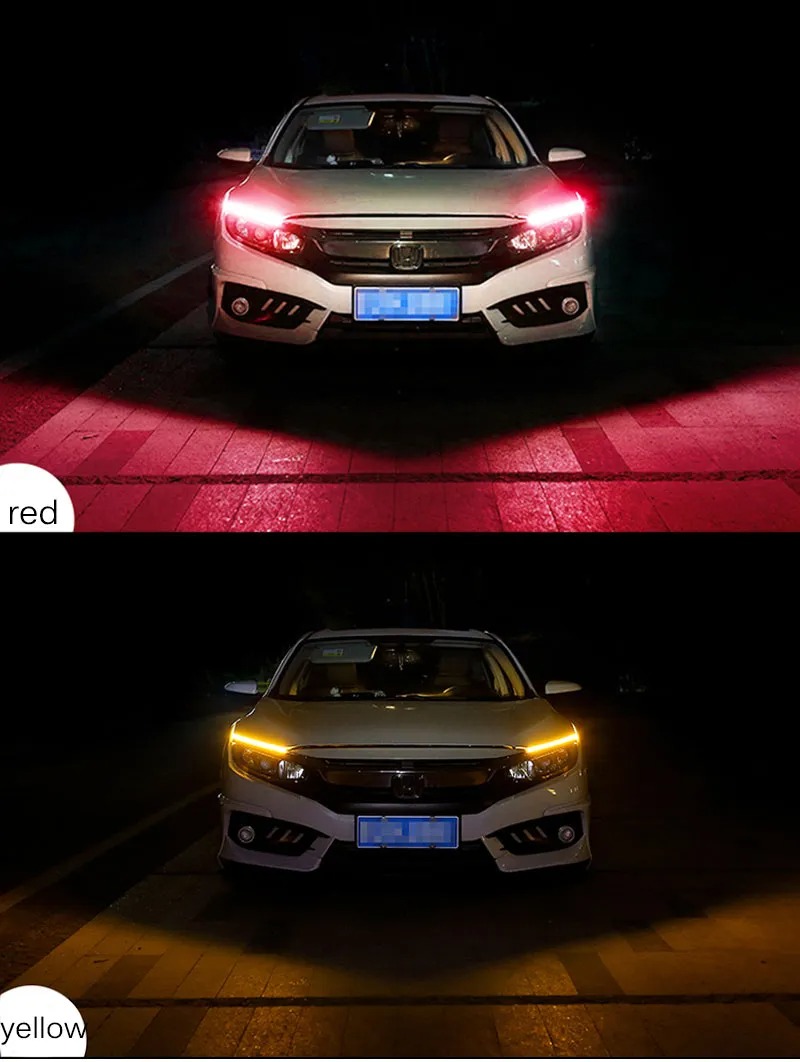  Car Light Turn Signal Led Strip Car LED Daytime Running
