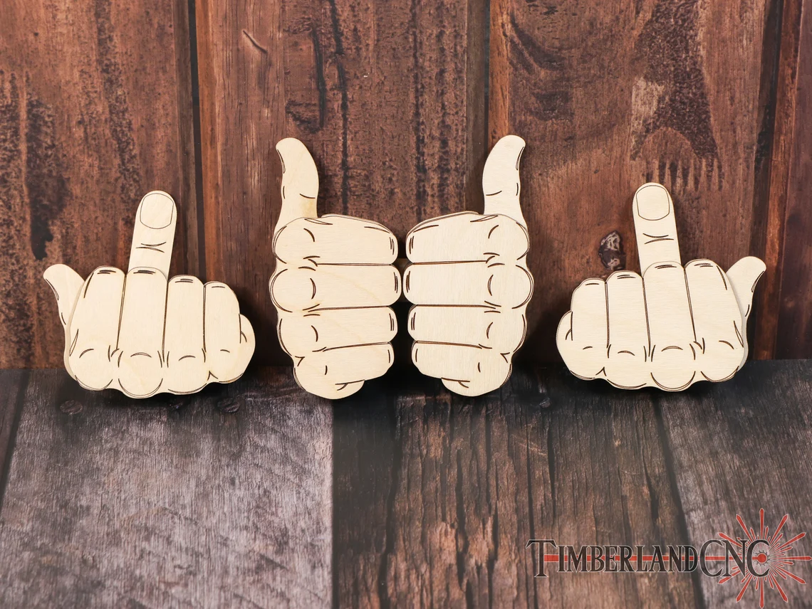 Automatic Flip Off Middle Finger