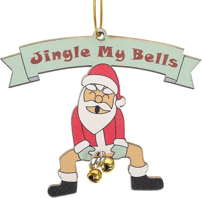 Funny Christmas Hanging Ornament-Jingle My Bells