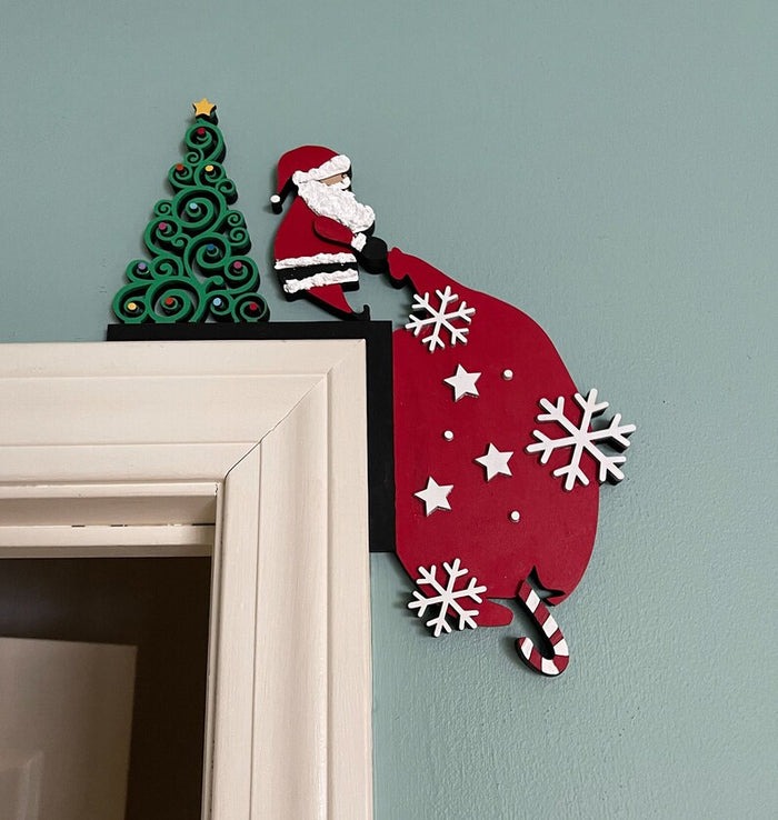 🎅Christmas Door Topper Decoration
