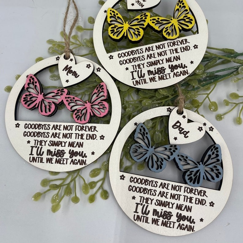 Butterfly Memorial Ornament