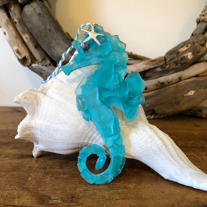 Sea Glass Christmas Ornament