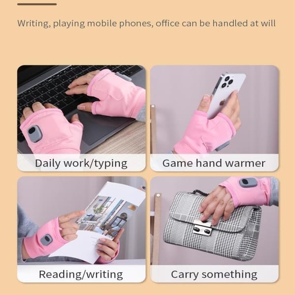 🎁USB Adjustable Heating Gloves With Digital Display