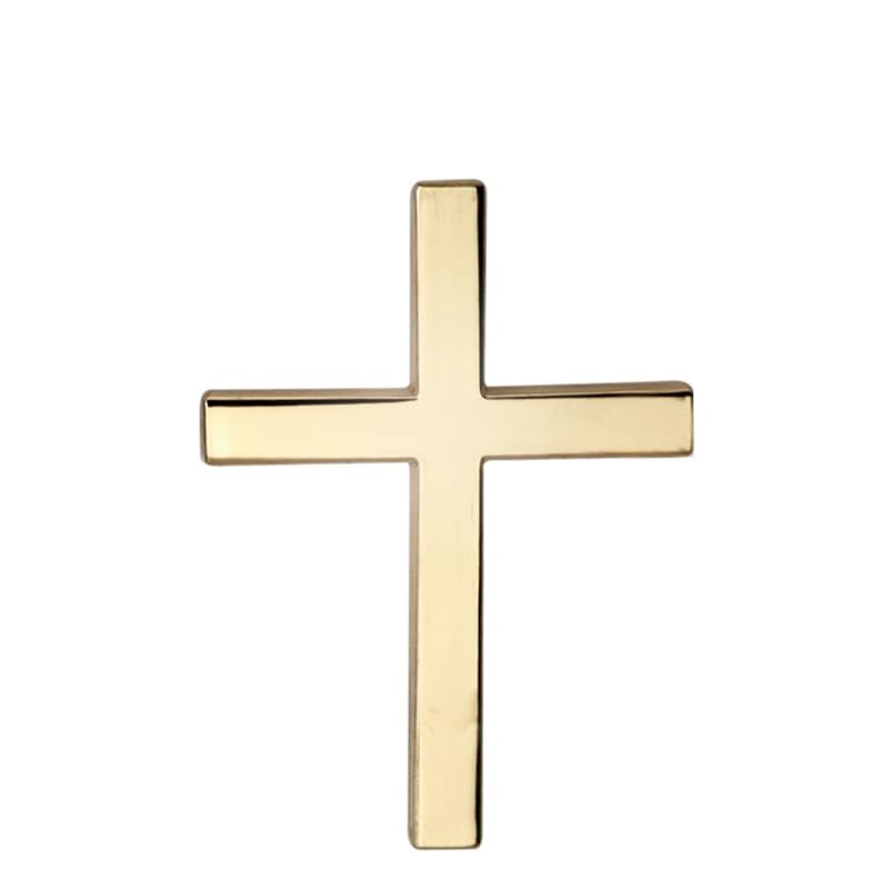 Metal Jesus Christ Cross Badge Stickers