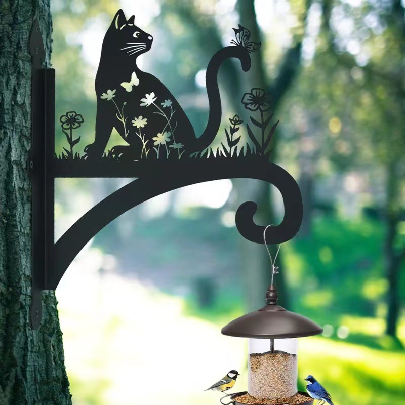 Metal Wall Mount Plant Hanger for Outdoor & Indoor Use