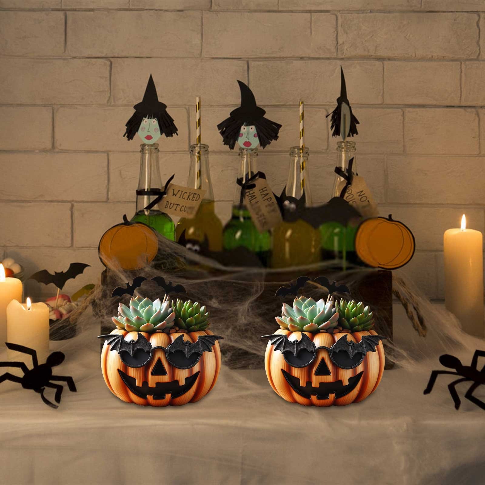 Pumpkin Planter Succulent Vase