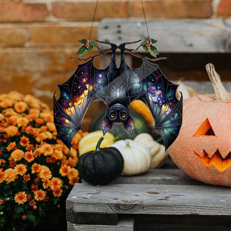 Bat Gothic Window Hanging