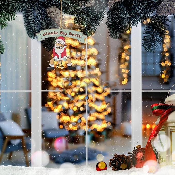 Funny Christmas Hanging Ornament-Jingle My Bells