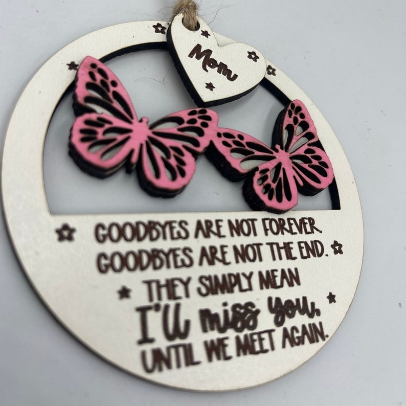 Butterfly Memorial Ornament