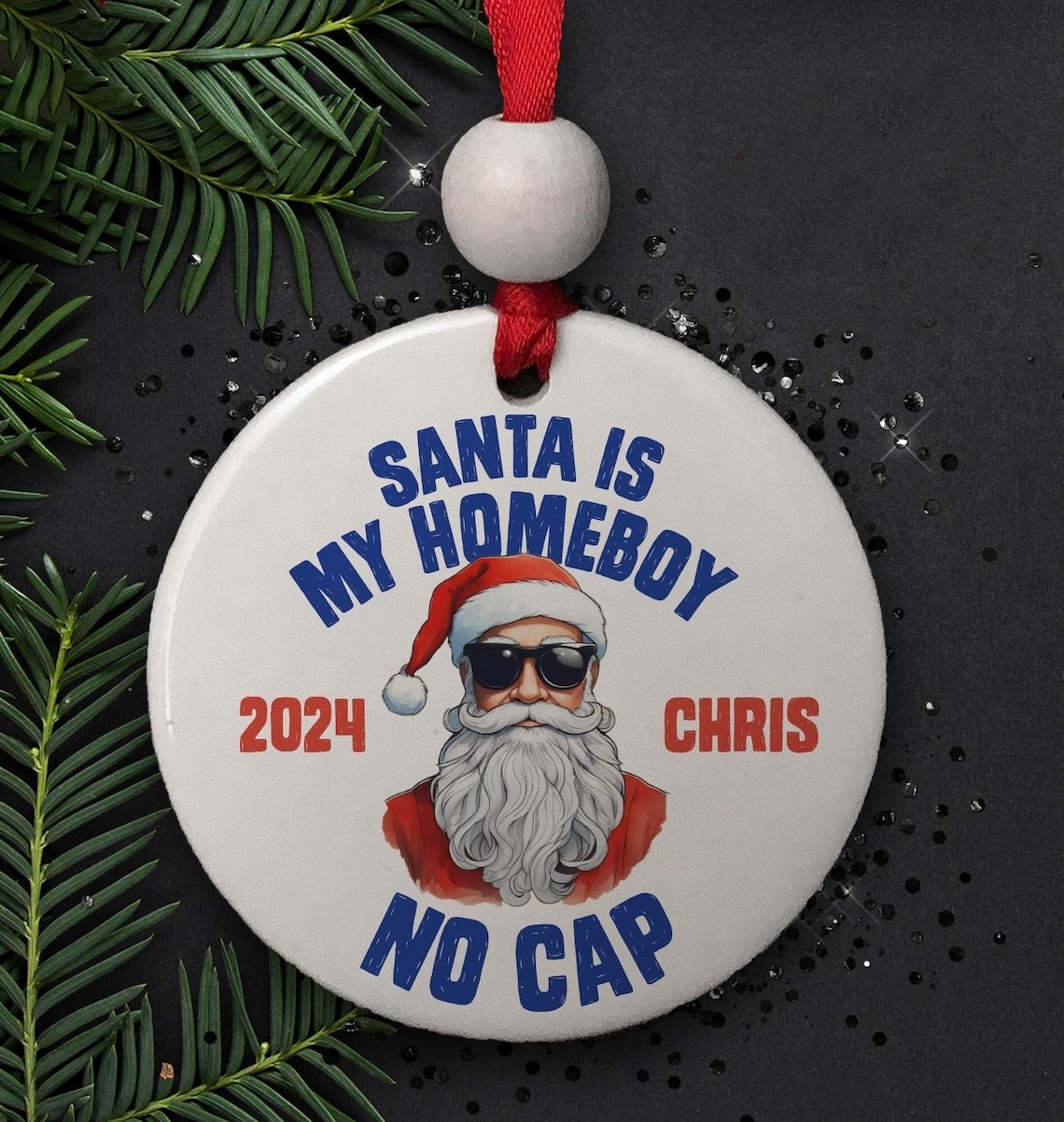 Funny Trending Slang Christmas Ornaments