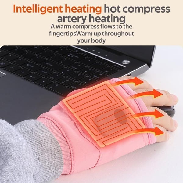 🎁USB Adjustable Heating Gloves With Digital Display