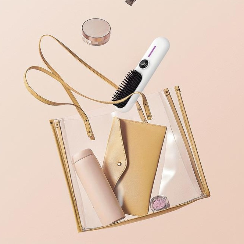 Portable Cordless Straightener Brush