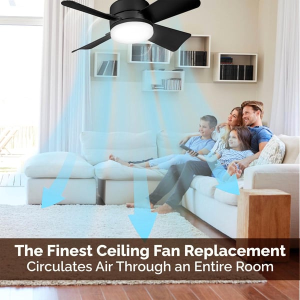 🔥 Bright Cool Ceiling Socket Fan & Light with Remote