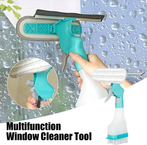 Multifunctional 4 in 1 Mirror Cleaner & Squeegee Tool