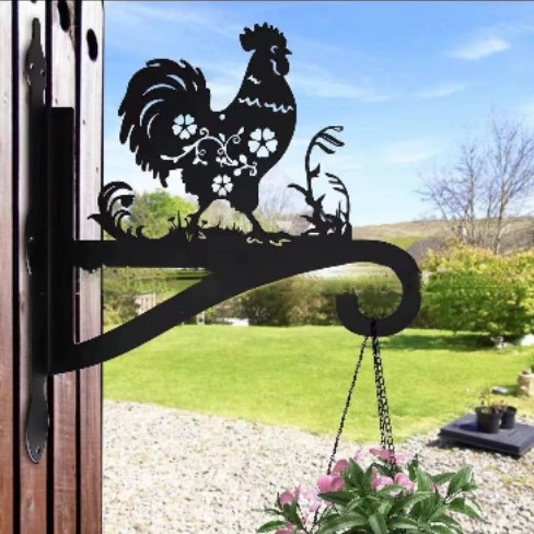 Metal Wall Mount Plant Hanger for Outdoor & Indoor Use