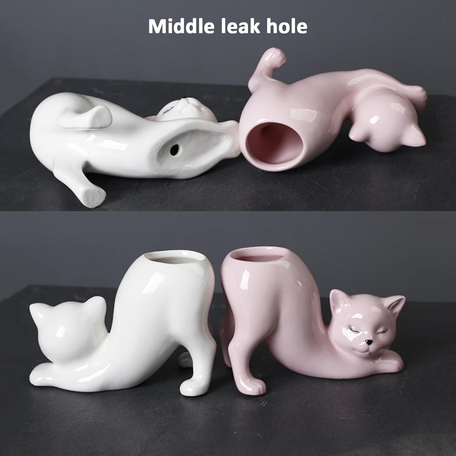 Funny Creative Cat Planter Ornament
