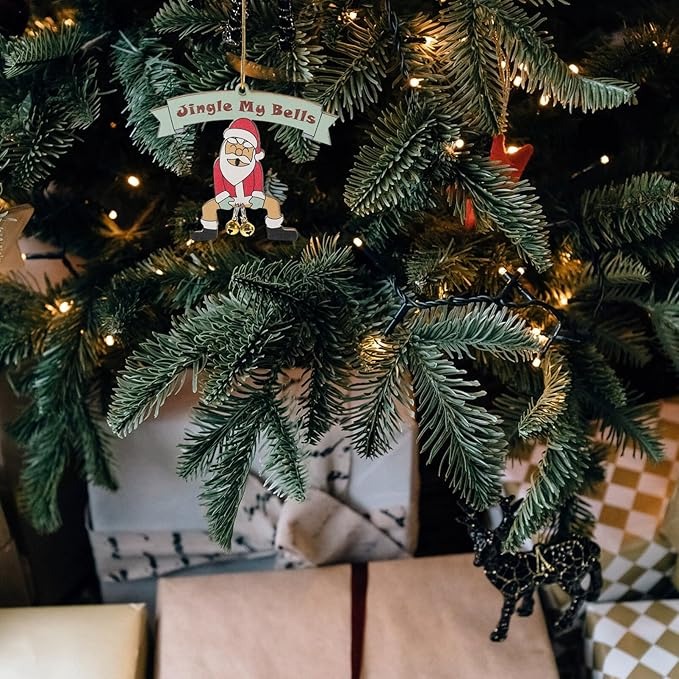 Funny Christmas Hanging Ornament-Jingle My Bells