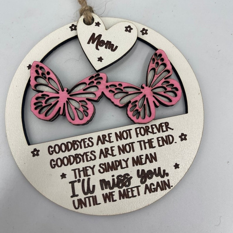 Butterfly Memorial Ornament