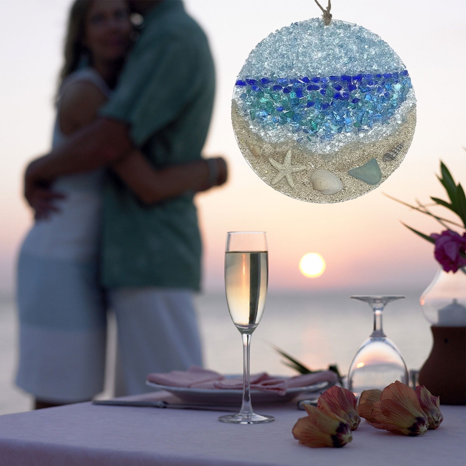 Christmas Tree Beach Ornament