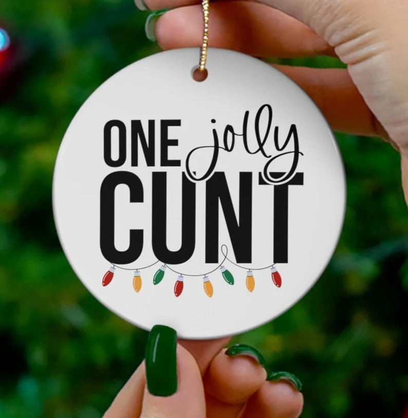 😂Funny Adult Christmas Ornament