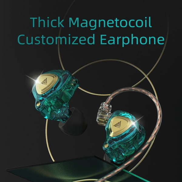 Wired Headphones With Mic, HiFi Subwoofer Noise Cancelling Wired Earphones for Game Sports