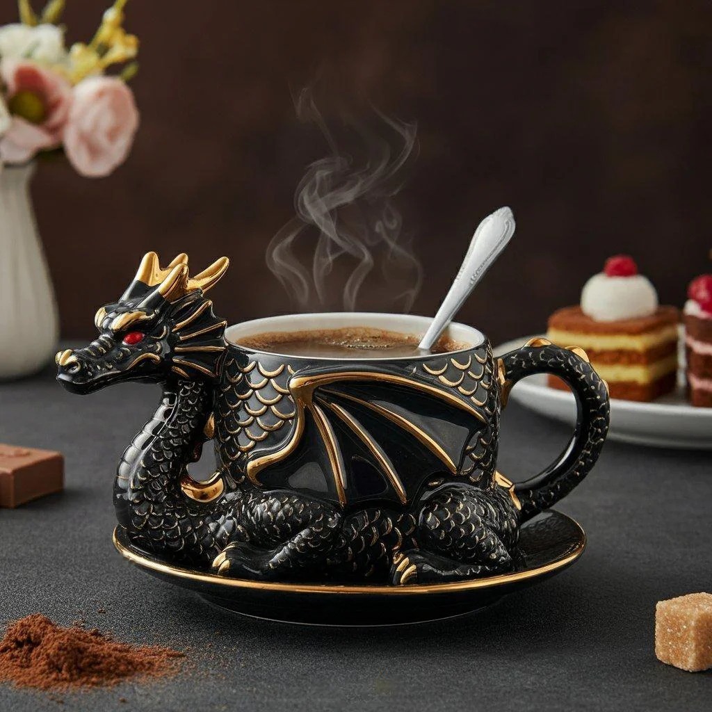  🔥LAST DAY PROMOTION 50% OFF - 🐉☕️Dragon Shaped Coffee Cup