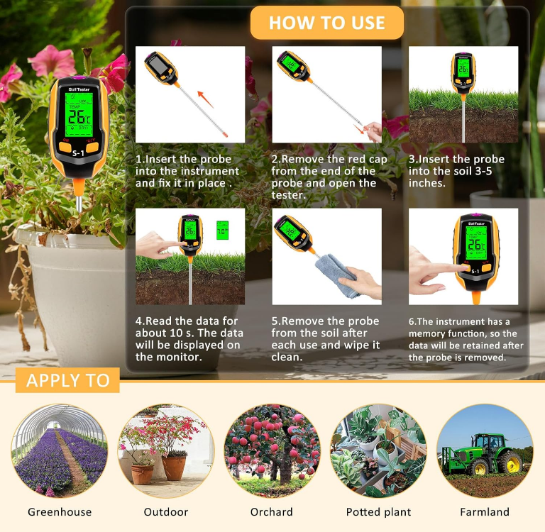 ❤️HOT SALE❤️4-in-1 Soil Tester