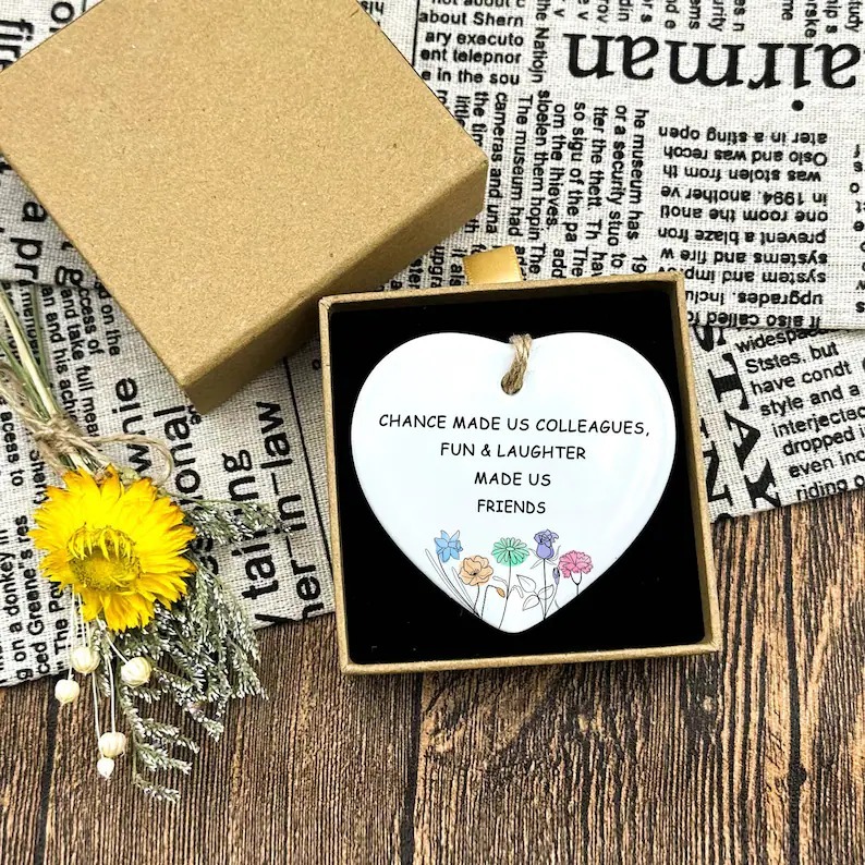 Never Forget The Difference You Make Plaque Heart Gift