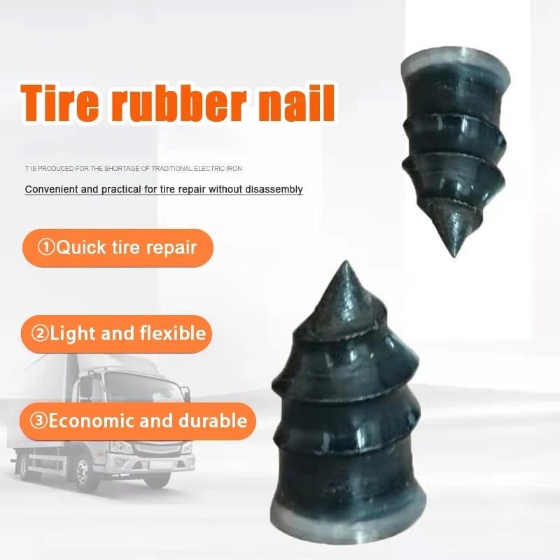 Spike type tire repair screw