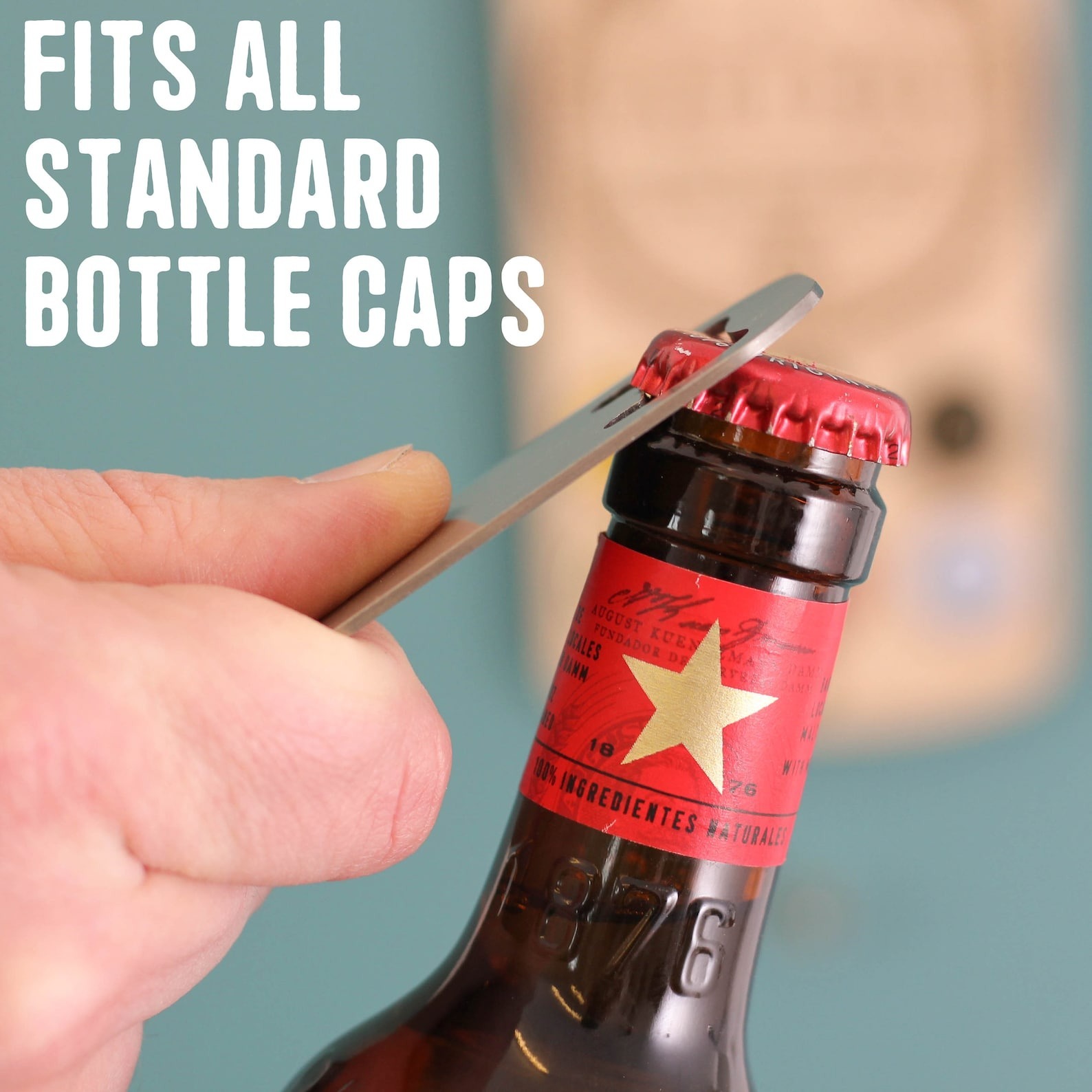 Wooden Beer Cap Collector Coaster